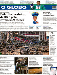 Capa do jornal O Globo 22/03/2022