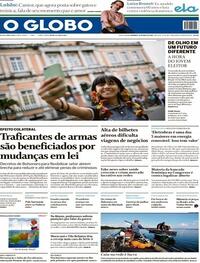 Capa do jornal O Globo 22/05/2022