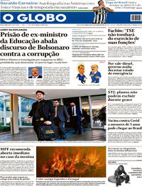 Capa do jornal O Globo 23/06/2022