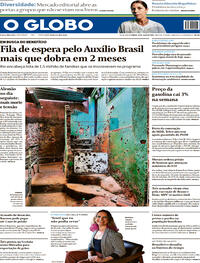 Capa do jornal O Globo 23/07/2022