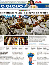 Capa do jornal O Globo 24/04/2022