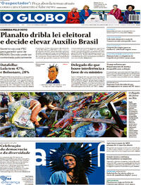 Capa do jornal O Globo 24/06/2022