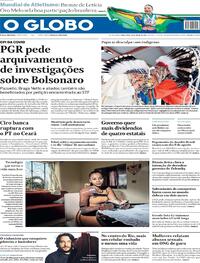 Capa do jornal O Globo 26/07/2022