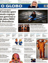 Capa do jornal O Globo 27/03/2022