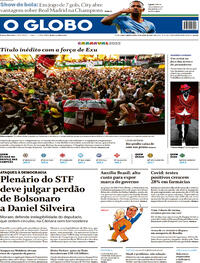 Capa do jornal O Globo 27/04/2022