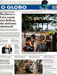 Capa do jornal O Globo 29/04/2022