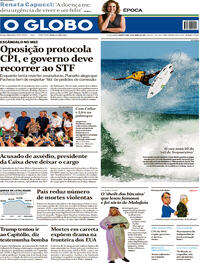 Capa do jornal O Globo 29/06/2022