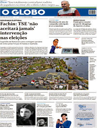 Capa do jornal O Globo 30/04/2022