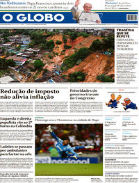 Capa do jornal O Globo 30/05/2022