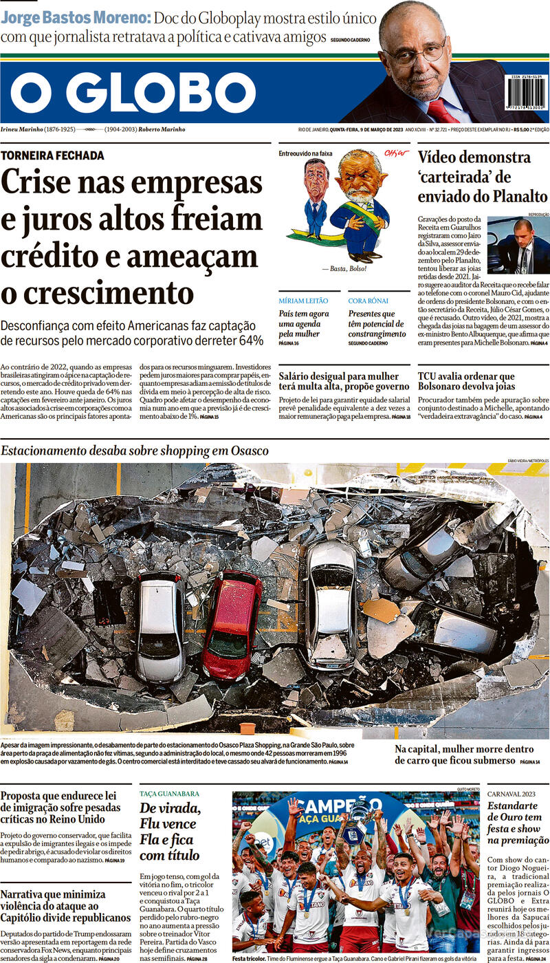 Capa Jornal O Jogo - 25 fevereiro 2023 