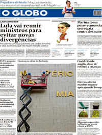 Capa do jornal O Globo 05/01/2023