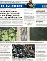 Capa do jornal O Globo 02/02/2024