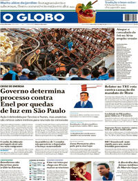 Capa do jornal O Globo 02/04/2024