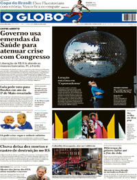 Capa do jornal O Globo 02/05/2024