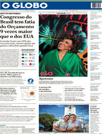 Capa do jornal O Globo 04/02/2024