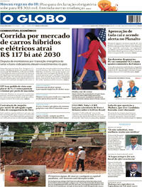 Capa do jornal O Globo 07/03/2024