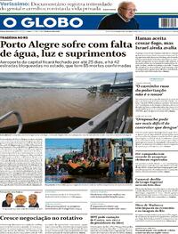 Capa do jornal O Globo 07/05/2024