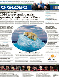 Capa do jornal O Globo 08/02/2024