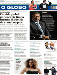 Capa do jornal O Globo 10/03/2024