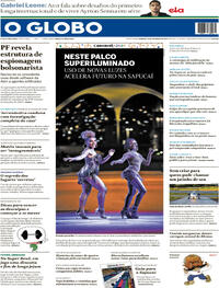 Capa do jornal O Globo 11/02/2024