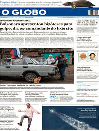 Capa do jornal O Globo 15/03/2024