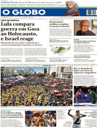 Capa do jornal O Globo 19/02/2024