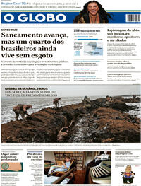 Capa do jornal O Globo 24/02/2024