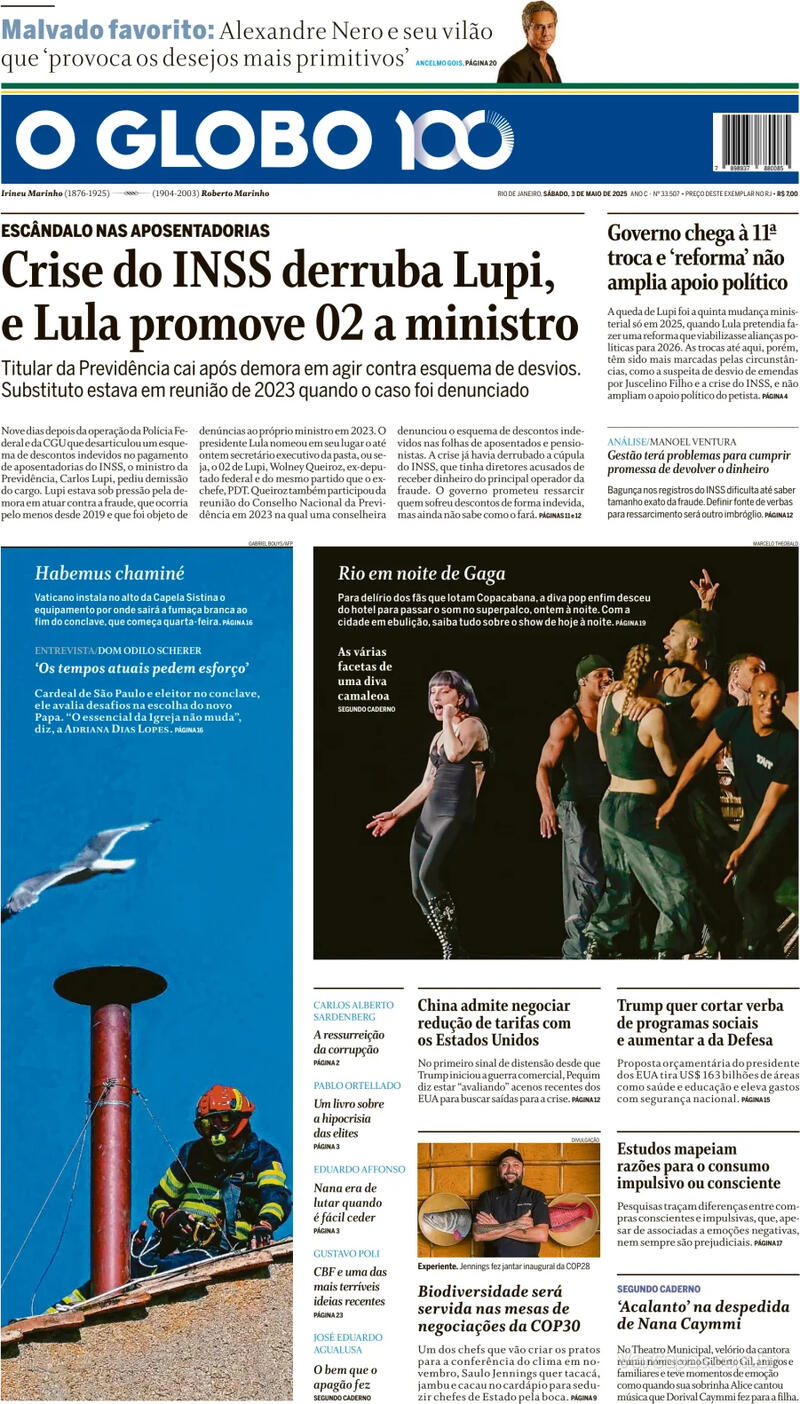 Jornal O Globo Jornal O Globo