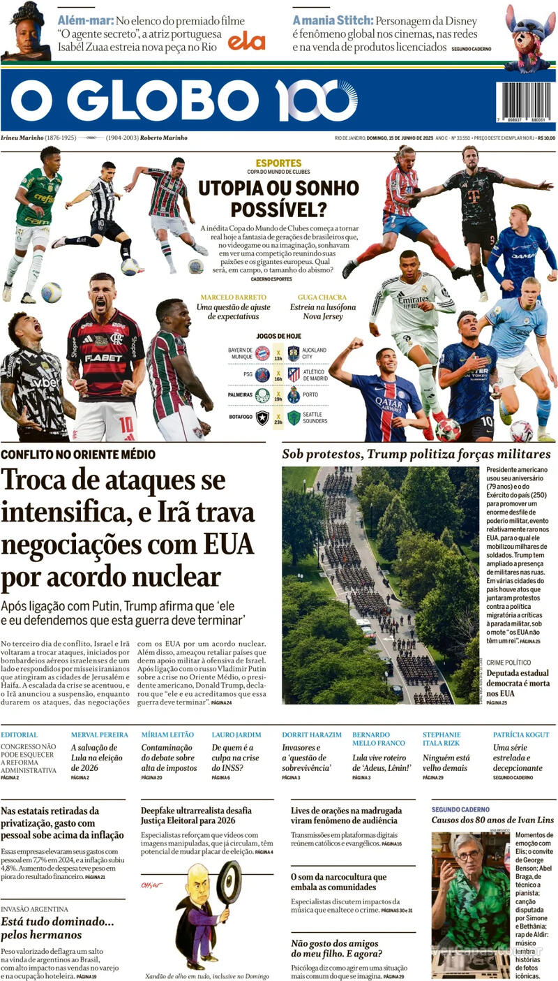 Jornal O Globo Jornal O Globo