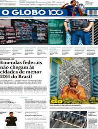 Capa do jornal O Globo 01/06/2025