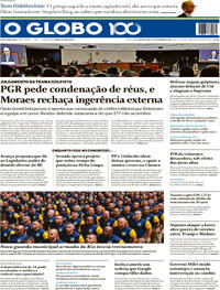 Capa do jornal O Globo 03/09/2025