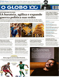 Capa do jornal O Globo 04/07/2025
