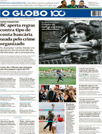 Capa do jornal O Globo 04/11/2025