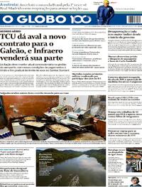 Capa do jornal O Globo 05/06/2025