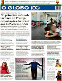 Capa do jornal O Globo 05/09/2025