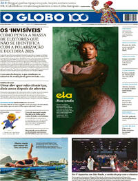 Capa do jornal O Globo 05/10/2025