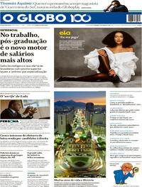 Capa do jornal O Globo 08/06/2025
