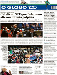 Capa do jornal O Globo 10/06/2025