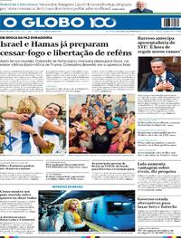 Capa do jornal O Globo 10/10/2025
