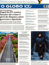 Capa do jornal O Globo 11/11/2025