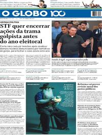 Capa do jornal O Globo 15/09/2025