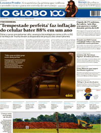 Capa O Globo 18/05/2025