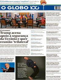 Capa do jornal O Globo 19/08/2025