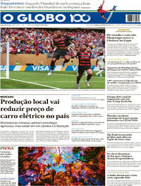 Capa do jornal O Globo 21/06/2025