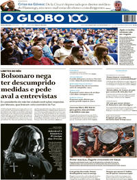 Capa do jornal O Globo 23/07/2025