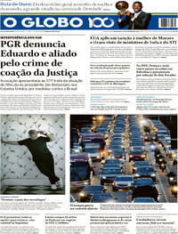 Capa do jornal O Globo 23/09/2025