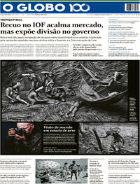 Capa do jornal O Globo 24/05/2025