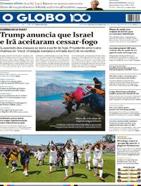 Capa do jornal O Globo 24/06/2025