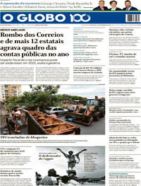 Capa do jornal O Globo 25/11/2025