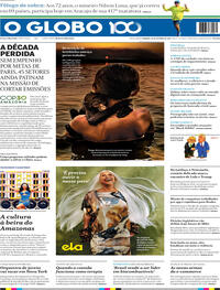 Capa do jornal O Globo 26/10/2025